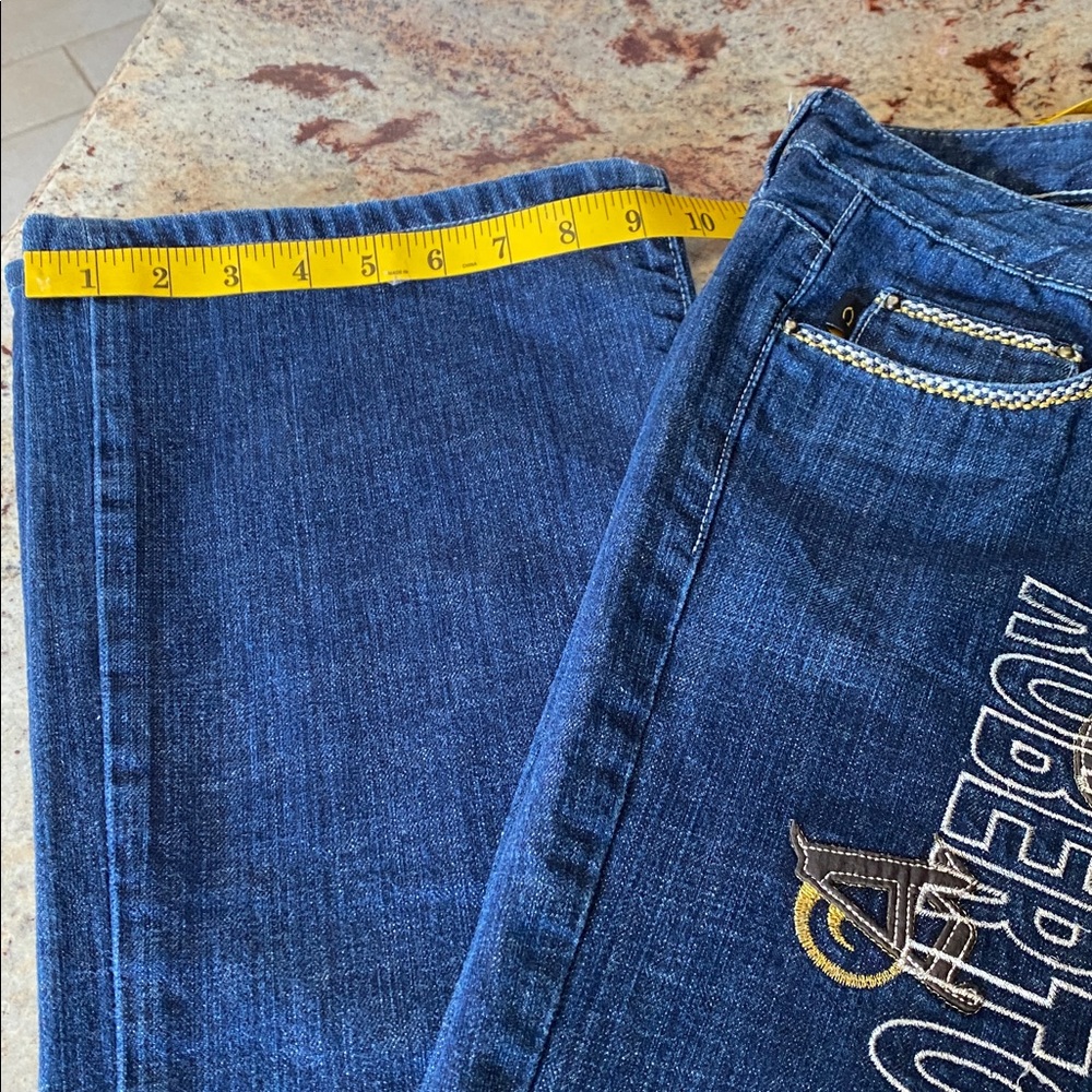 Roberto Cavalli Navy Bootcut Jeans - Picture 12 of 16